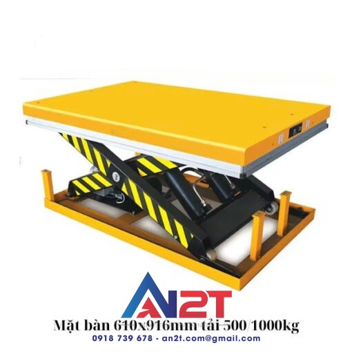 Bàn nâng mini mặt bàn 610x916mm