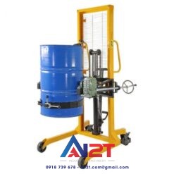 Xe nâng quay đổ phuy tay cao